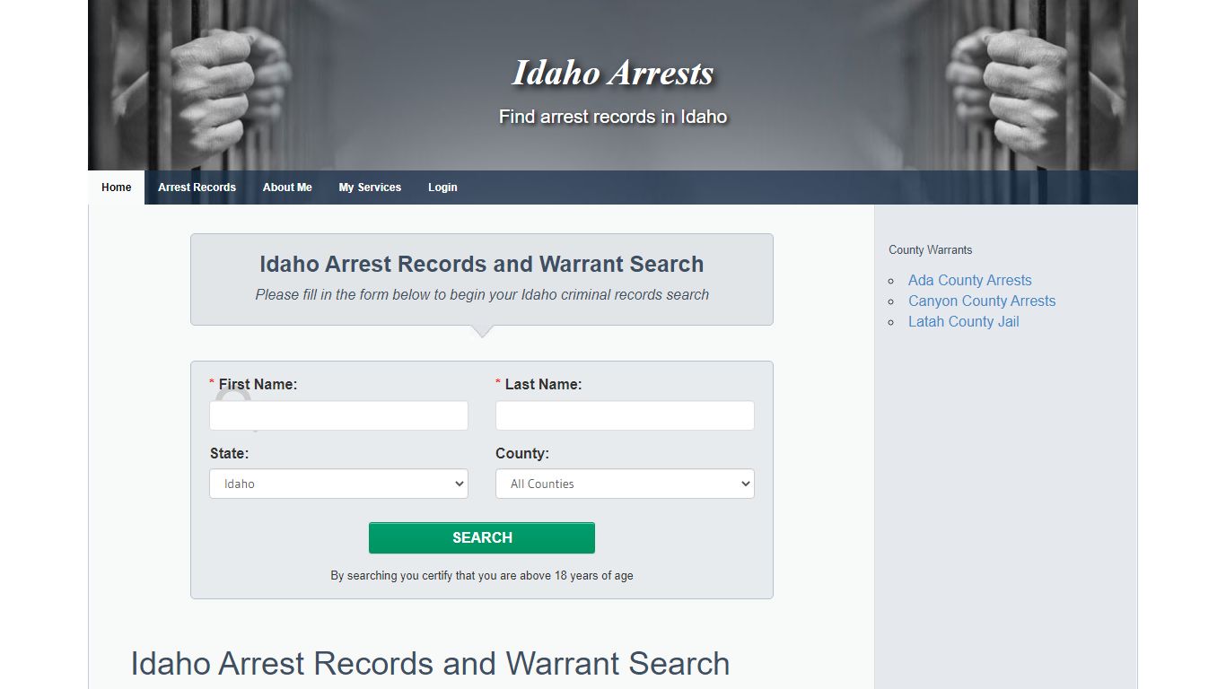 Idaho Arrests